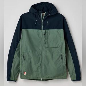 Fjallraven High Coast Wind Hood Windbreaker Lightweight Jacket Coat Mens XL